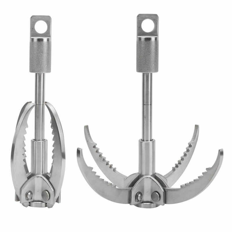 Grappling Hook Foldable Survival Claws Climbing Stainless Steel Wall Equipment