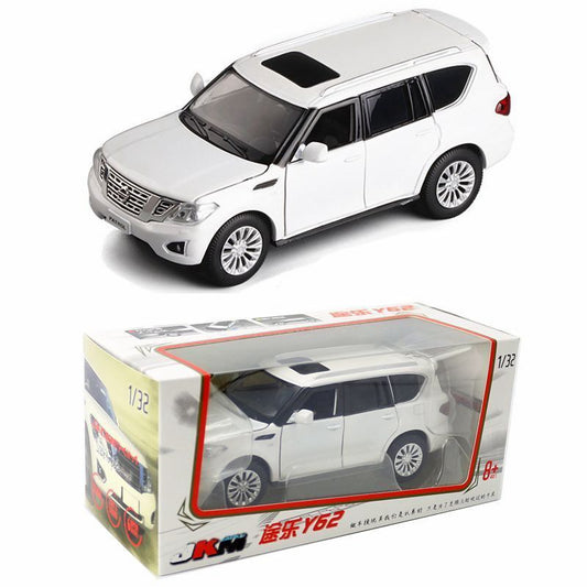 1:32 Diecast Nissan Patrol SUV Metal Car Model Toy Door Open Sound Light Gift