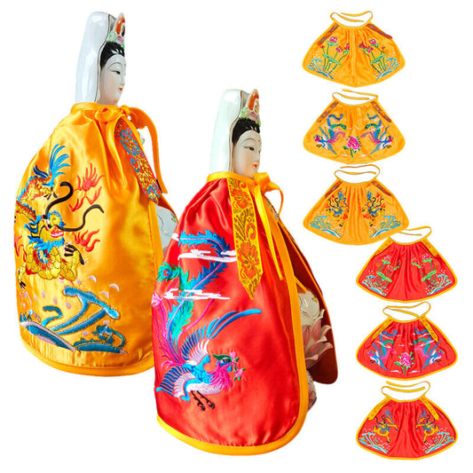 Guanyin Lotus Buddha Statue Cloak Decor Clothes Buddha figure cape Home