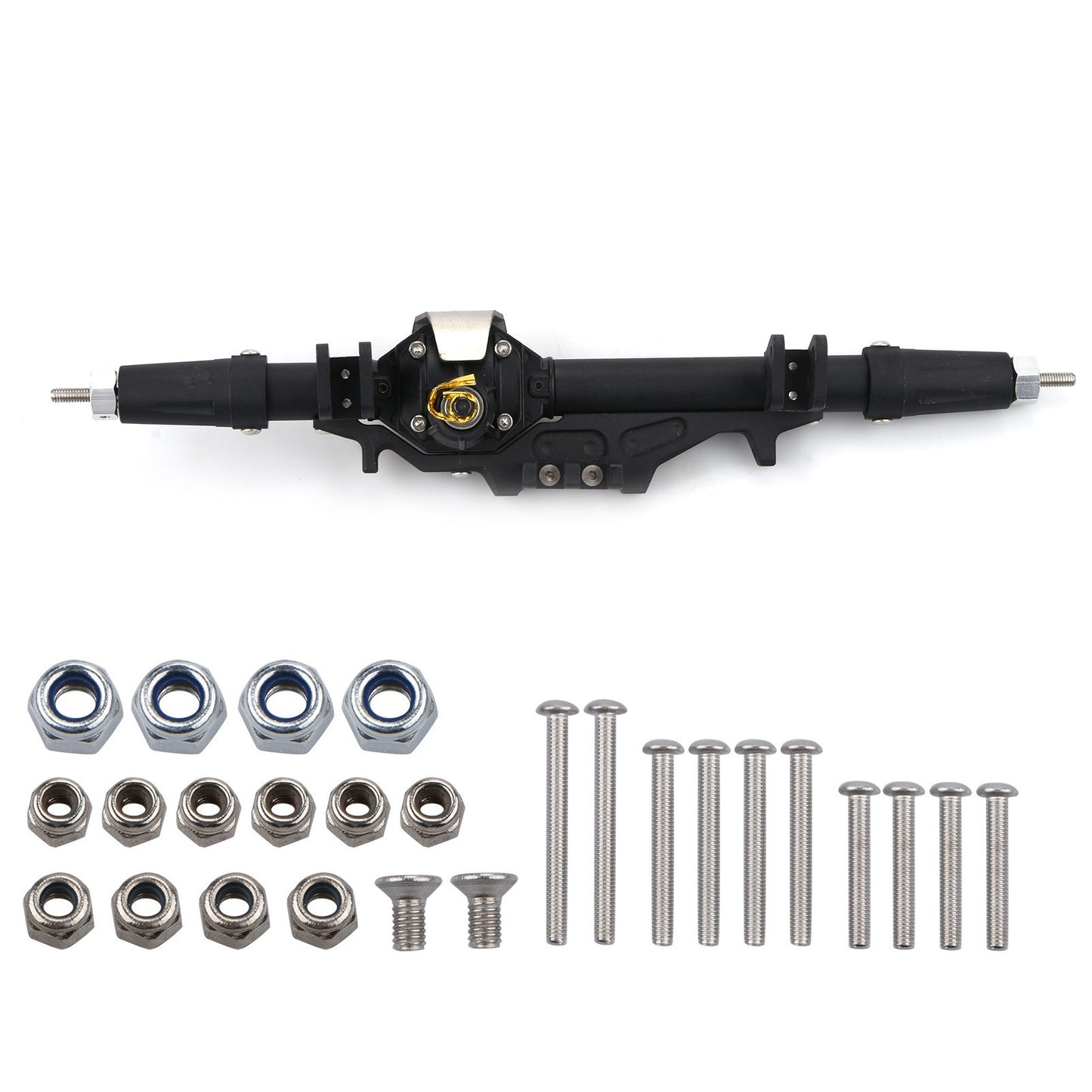 Black Rear Axle For AXIAL WRAITH RR10 90018 90020 90031 90045 90053 1/10 RC Car