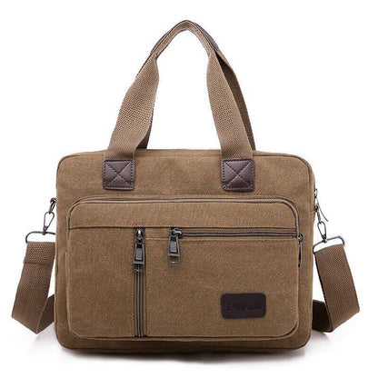 Canvas Men's Handbag Shoulder Bag Travel Crossbody Bag Travel Bag Tote