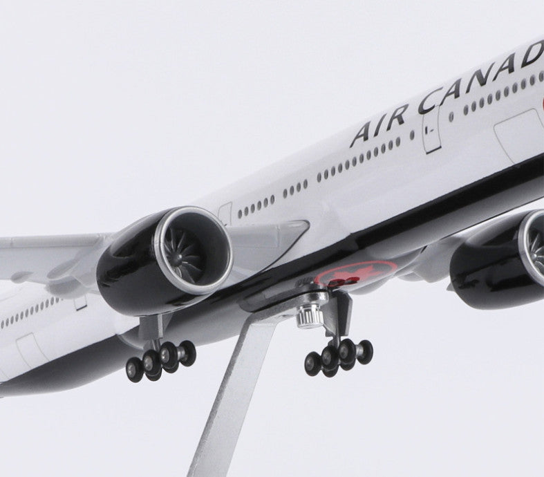47CM 1:157 AIR CANADA BOEING 777-300ER Plane Landing Gears Resin Aircraft Model