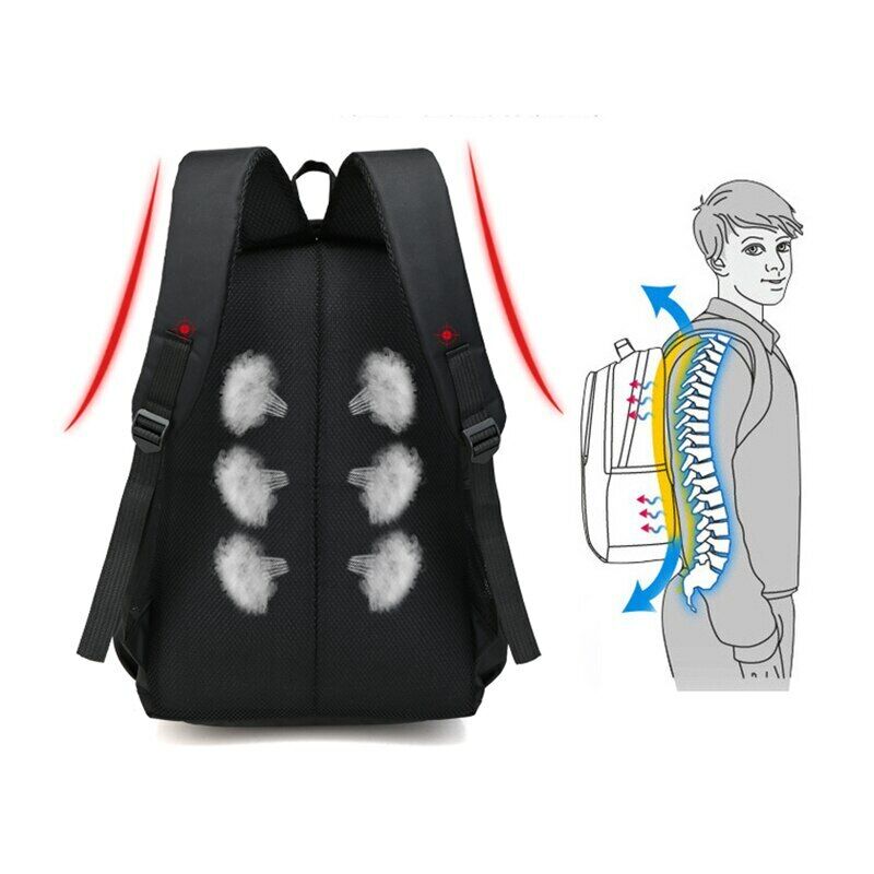Large Capacity Fashion Male School Backbags Teenager Boys Travel Shoulder Bags