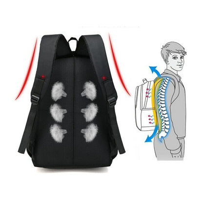 Large Capacity Fashion Male School Backbags Teenager Boys Travel Shoulder Bags
