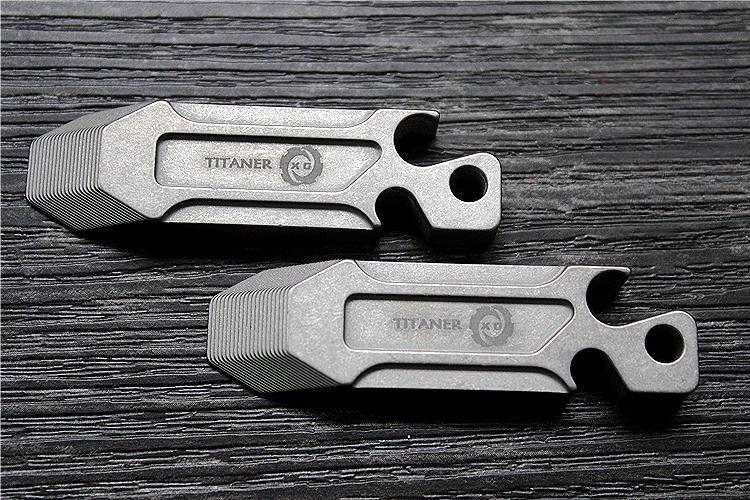 Titanium Alloy Pocket Pry Bar Crowbar EDC Camping Multi Tools Bottle Opener