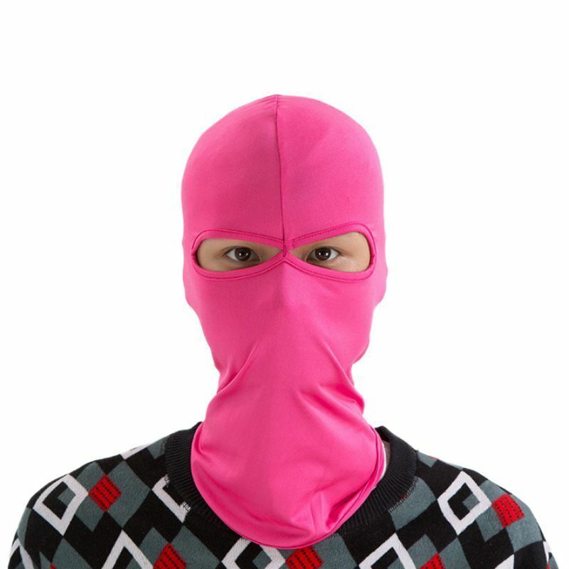 Full Face Cover Balaclava Hat Tactical Winter Cycling Scarf Warm Face Mask Black