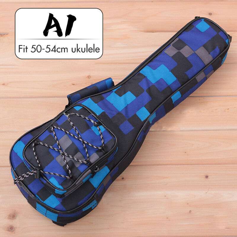 Waterproof Padded Ukulele Backpack Protective Storage Bag Mandolin Carry Case