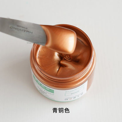 Acrylic Paint Metallic Waterproof Non-Fading Statue Candle Clothes Plaster Color