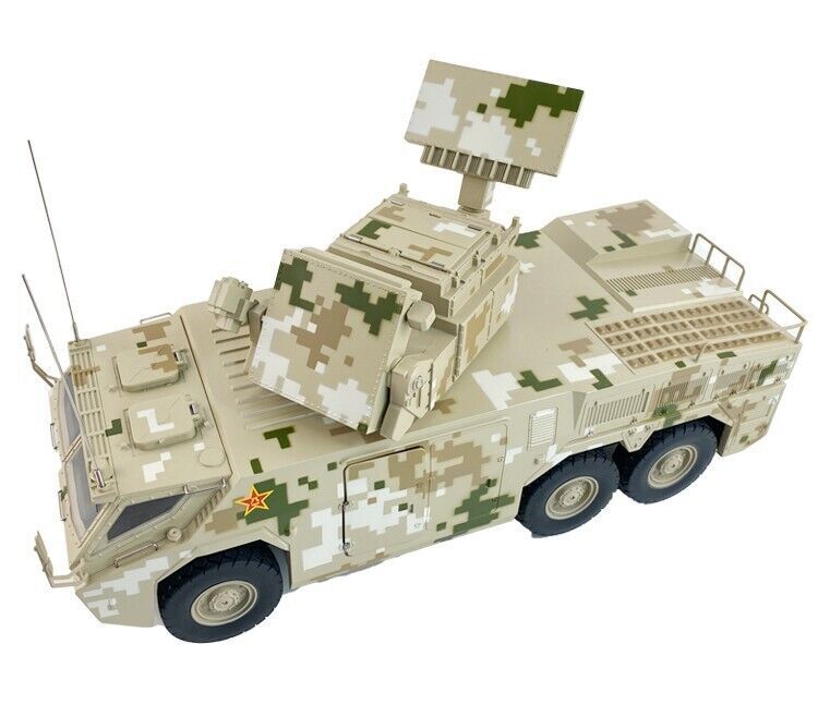 1:24 38CM HQ-17A AIR DEFENSE MISSILE Launcher Truck Diecast Military Armor Model