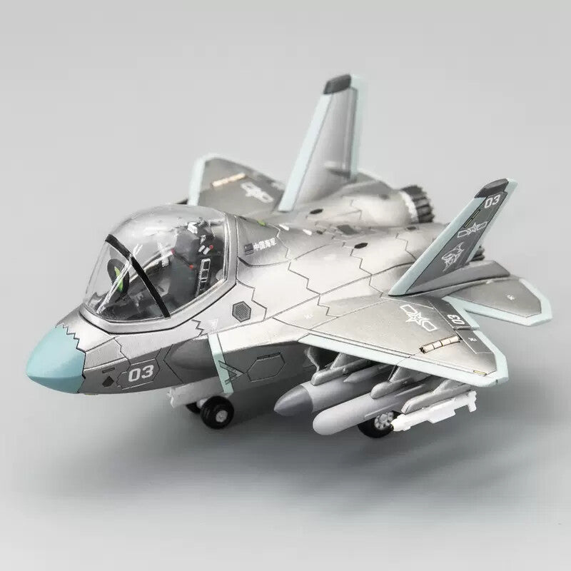 Air Force J-35 Fighter Shipborne Fighter Cute Version 3D Printed Models