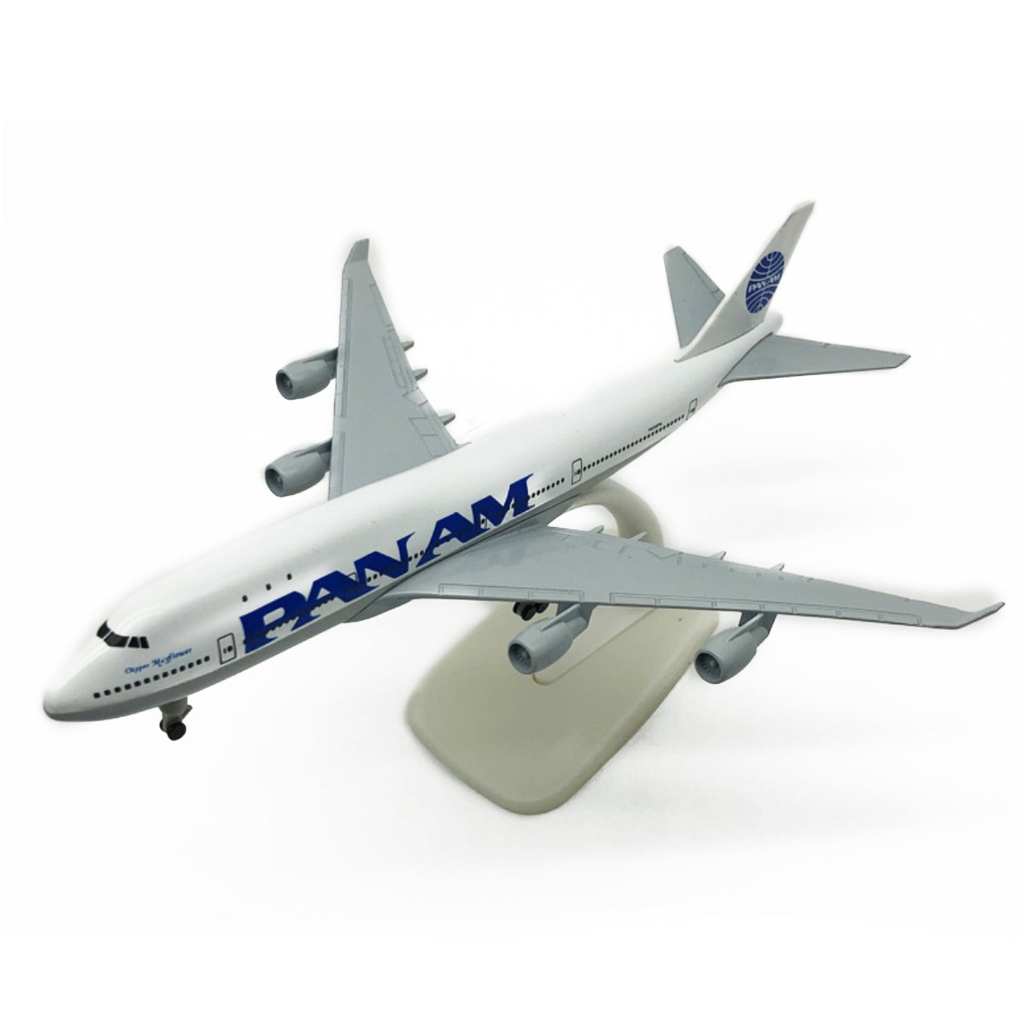 1:300 American Panam B747 Model Plane Alloy Diecast Airplane Home Bar Decor