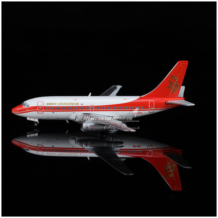 1:400 JC Wings Dragonair Boeing 737-200 Passenger Plane Diecast Aircraft Model