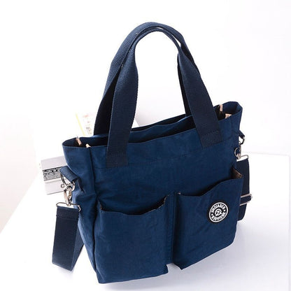 Soft Purse Waterproof Nylon Shoulder Messenger Bag Zipper Traveling Accessories