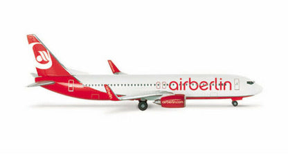 1:500 Herpa Air Berlin BOEING 737-800 Passenger Plane Diecast Aircraft Model