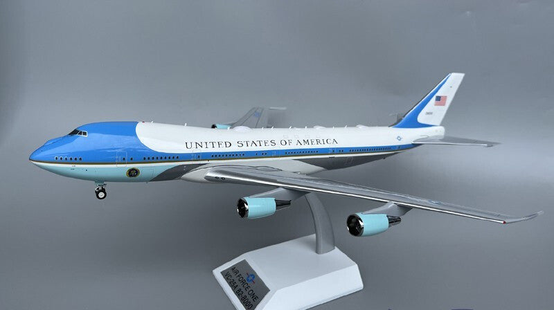 INFLIGHT USAF Air Force One FOR BOEING 747-200 VC-25A 28000 1/200 Aircraft Model