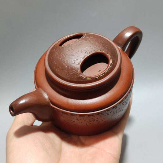 Vintage Chinese Yixing Purple Clay Teapot Zisha Ceremony Fashion Gift Teaware