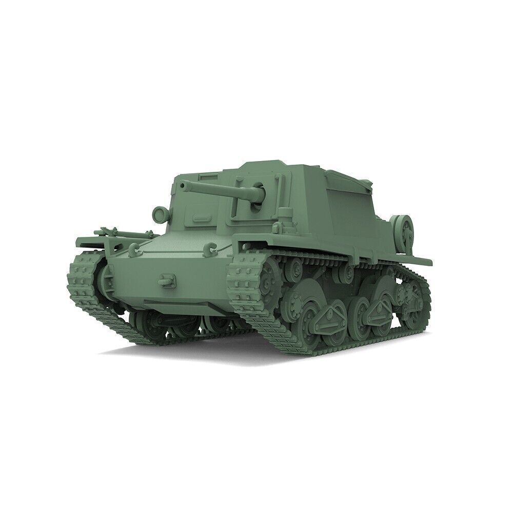 SS200682 1/200 Military Model Kit IA Fiat-Ansaldo L40 47/32 Self-Propelled Gun