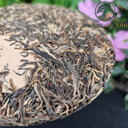 357g 2020 Spring Ancient Tree Yi Wu Raw Tea Cake Pu Erh Tea Cake