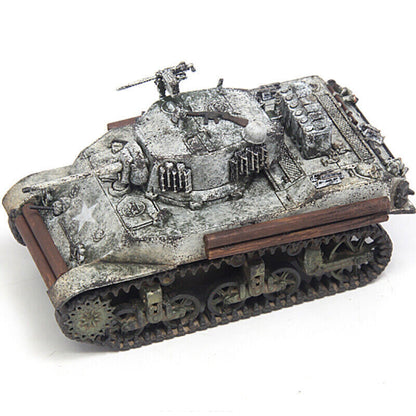1/72 U.S Stuart Tank M5A1 Light Tank Snow Painting PP0058 Finished Model