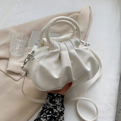 Women Pleated Small Bags Female Tote Bag Ladies High Capacity Handbag