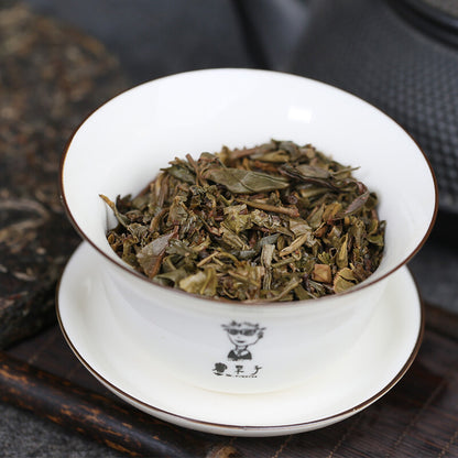 2007 Year 357g Yunnan Nanqiao Raw Iron Cake Chinese Puer Pu'er Puerh Tea Shen