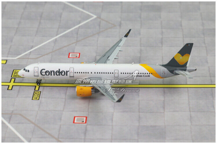 1:400 JC Wings Thmas Cook Condor AIRBUS A321 Passenger Airplane Diecast Model