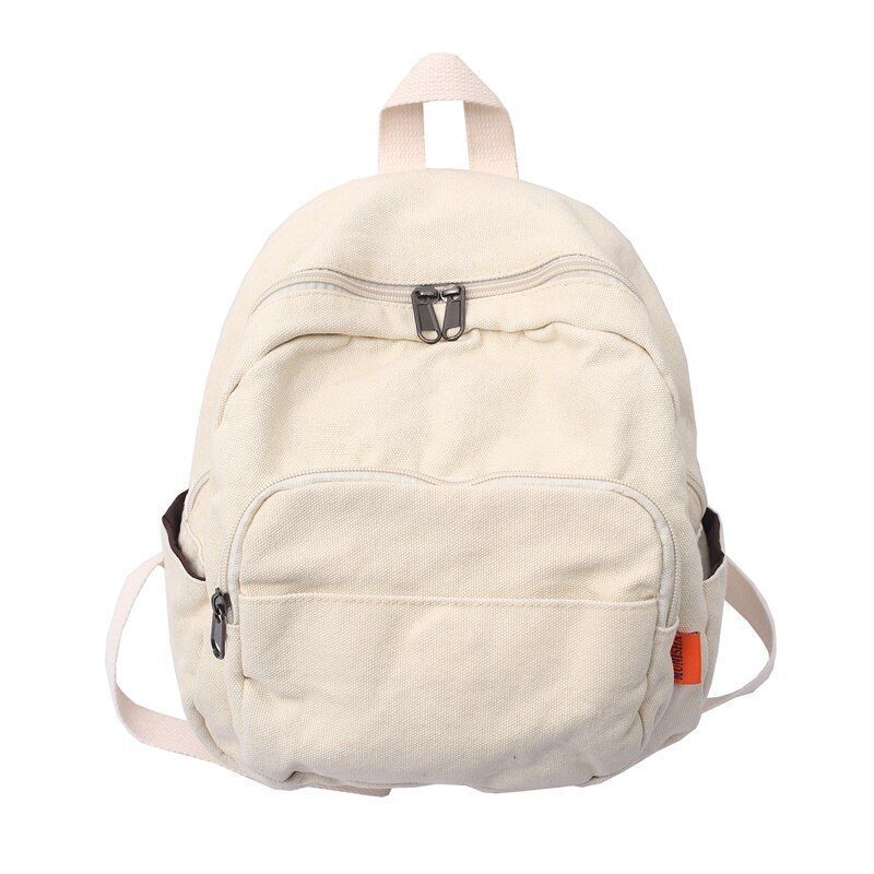 Canvas Women Small Backpack Vintage School Mini Bag Accessories 27*12*26 CM 1 PC