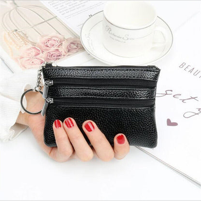 Leather Purse Women Small Wallet Purses Mini Zipper Money Bags Pocket Wallets