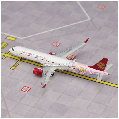 1:400 JC Wings Juneyao Airlines AIRBUS A321neo Passenger Airplane Diecast Model