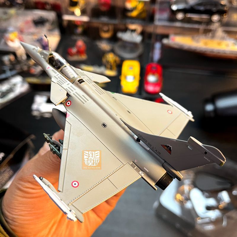 1:100 French Rafale Fighter Metal Model Alloy Aircraft 01