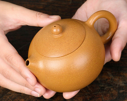 240cc chinese Yixing Handmade Zisha teapot Duan Clay XiShi Hu Gongfu Tea Pot