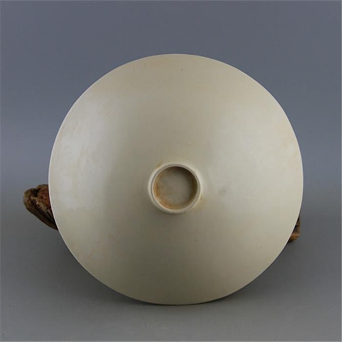 Song Kiln Dragon Phoenix Bowl Antique Porcelain Carved Bamboo Hat Collectible