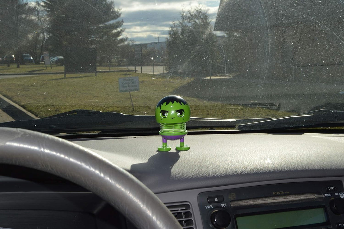 Green Monster Bobblehead Figure Car Decoration - Cute Interior Decor Toy