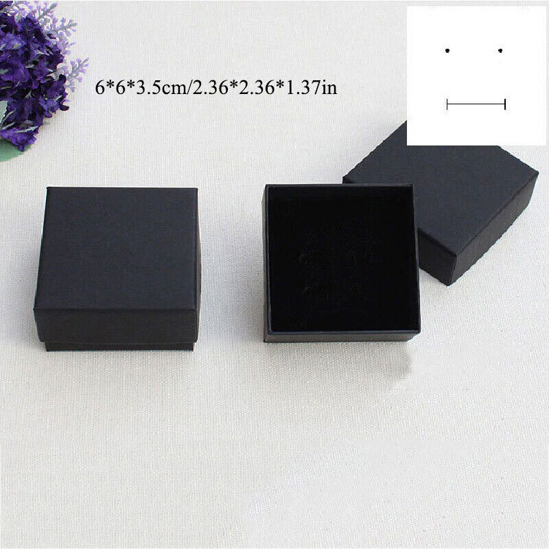Fashion Ring Necklace Earring Bracelet Paper Bag Wedding Simple Jewelry Gift Box