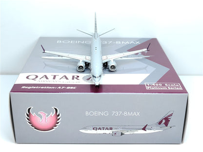 1:400 Phoenix QATAR BOEING B737MAX8 Airplane Diecast Aircraft Plane Model