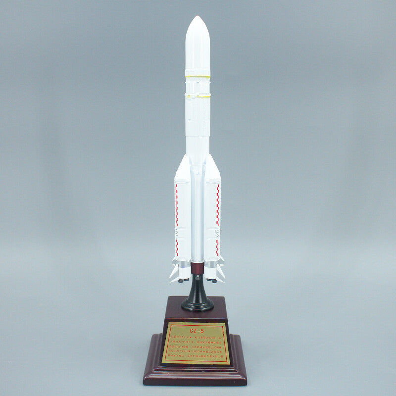 1:300 26CM China Long March CZ-5 Carrier Rocket Diecast Aerospace Model