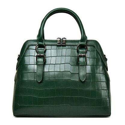 Fashion Women Handbag Genuine Leather Shoulder Luxury Crossbody Purse 31*26*12CM