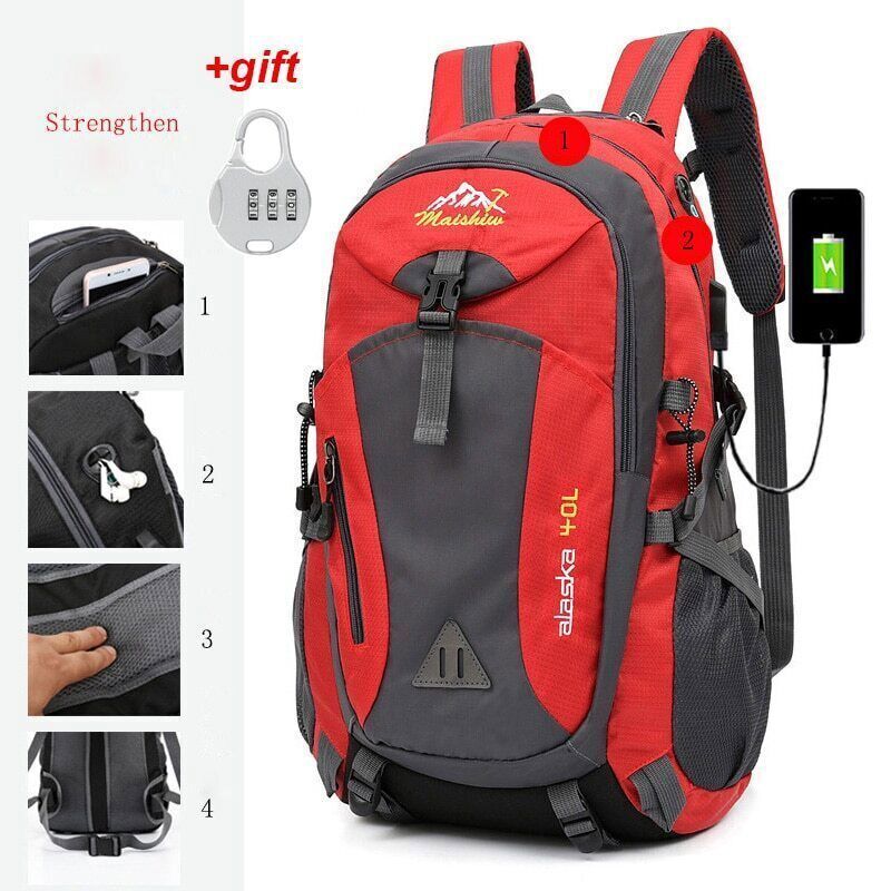 Mountaineering Backpack Men Riding Sport Bags Outdoor Backpacks Hiking Bag Men