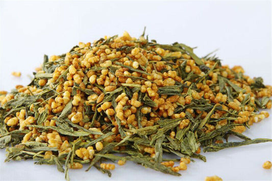 100g Premium Brown Rice Green Tea Genmaicha Sencha with The Rice High Quality