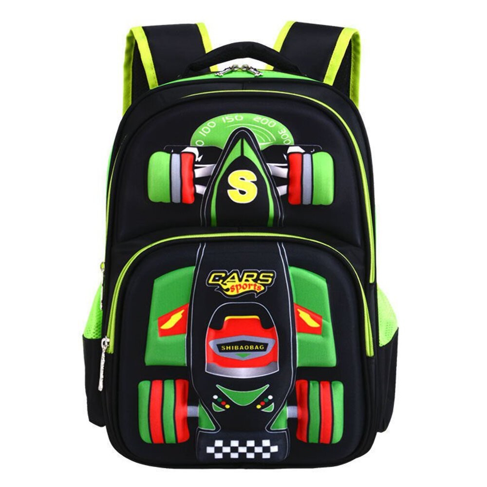 Boys Trolley School Bag – 3D Car Design, Large Capacity