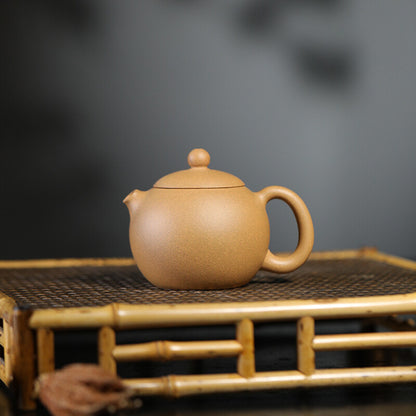 130ml Handmade Tea Pot 7 Infuser Holes Real Yixing Zisha Clay Master Xishi Pot