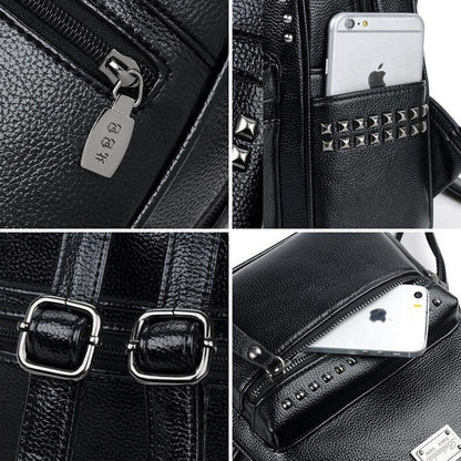 Backpack Stylish High Quality Student School Bags Multifunction 24*28*12 CM 1 PC