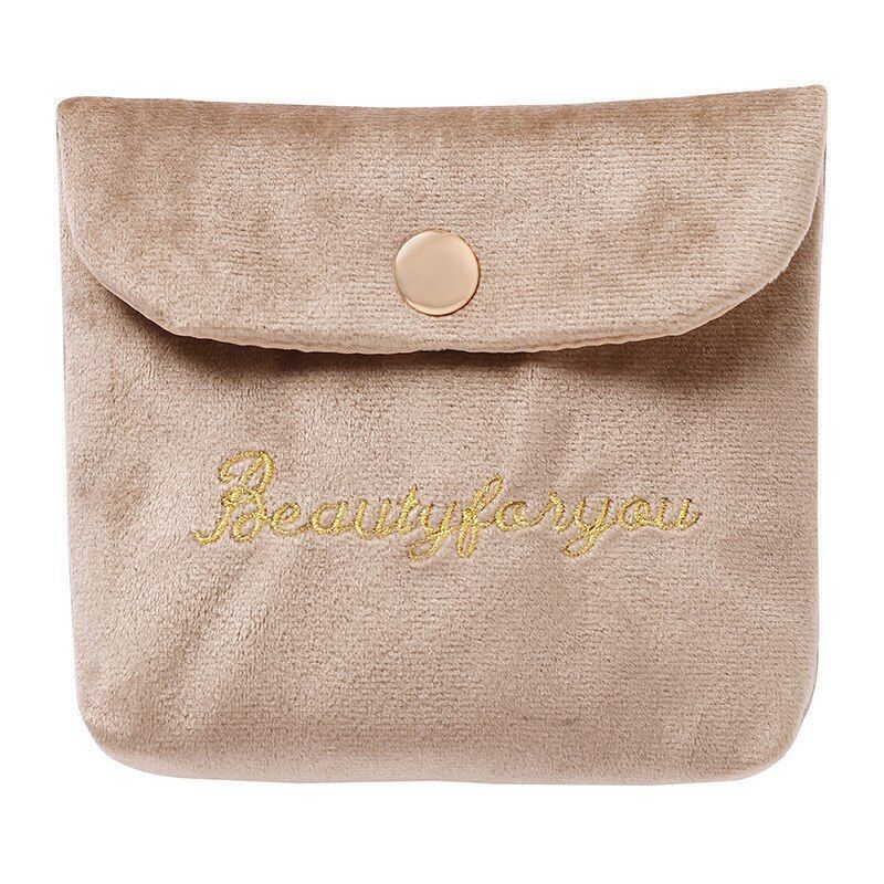 Velvet Cosmetic Bag Traveling Coin Money Purse Lipstick Storage Case Pouch Bags