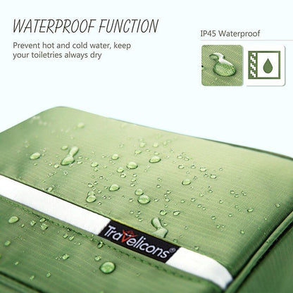 Waterproof Travel Toiletry Makeup Bag Foldable Ladies Shower Bag Hook 24*16*8 CM