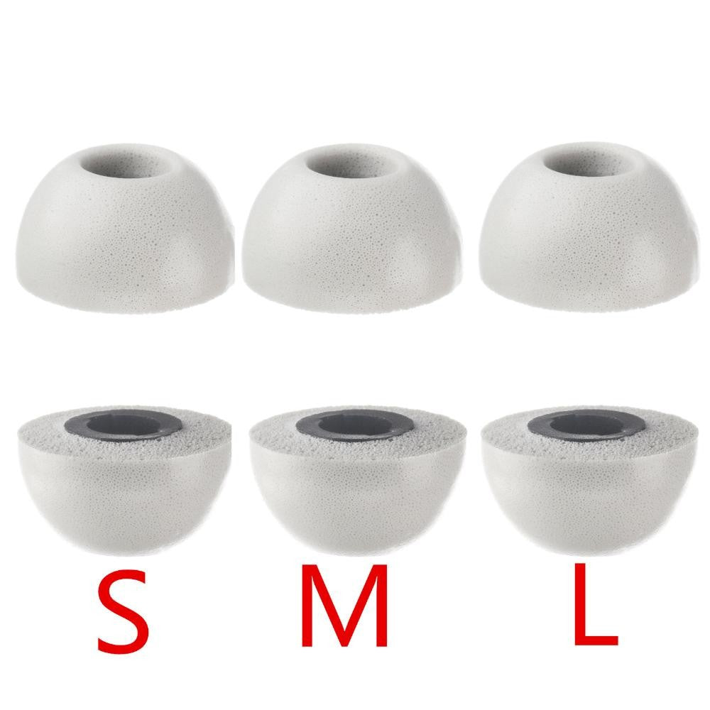 6Pcs S/M/L Soft Grey Ear Tips Cover For Samsung Galaxy Buds Pro Earbuds