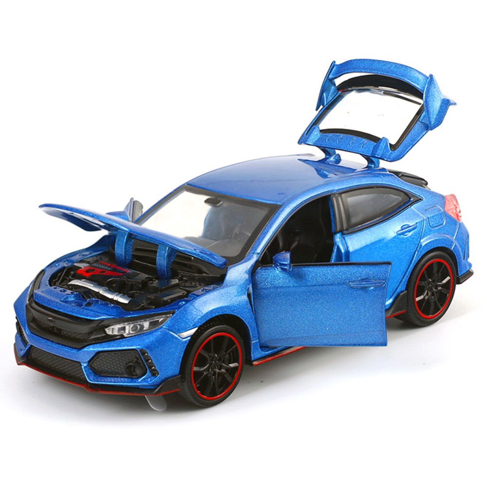 1:32 Diecast Alloy Pull Back Function Model Toy Car With Sound&Light Effect