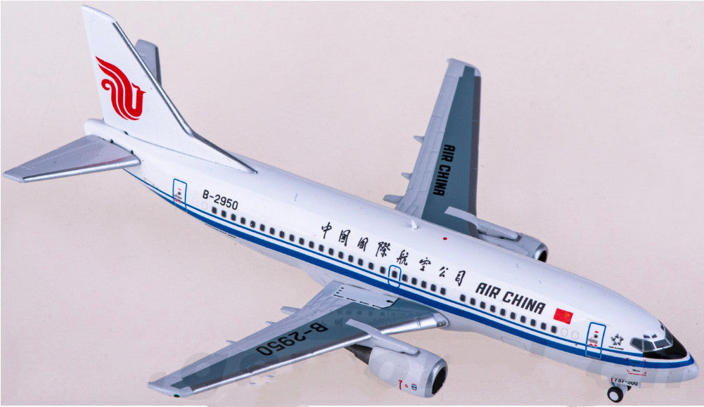 1:400 C Model Air China Boeing 737-300 B-2950 Passenger Airplane Diecast Model