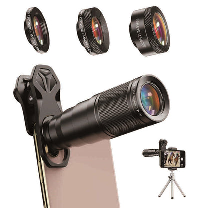 Apexel Mobile Phone Telephoto Lens Kit 22x HD Zoom Lens for Android iPhone