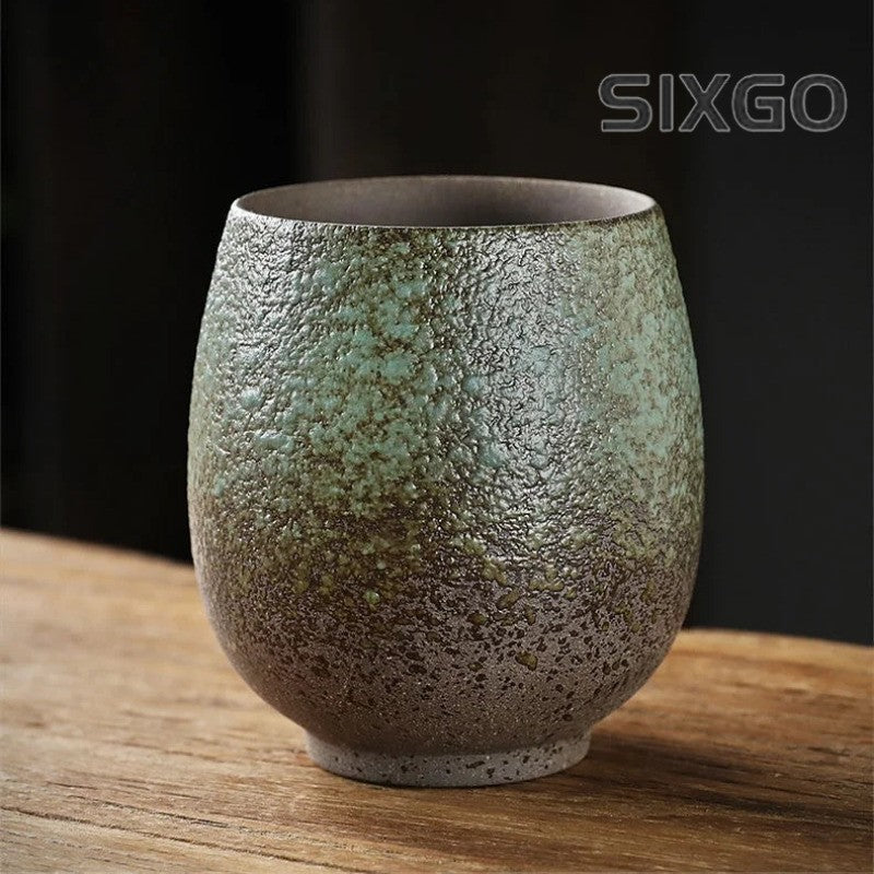 Coarse Pottery Kiln Change Tea Cup Single Cup Master Cup Retro Kung Fu Tea Set