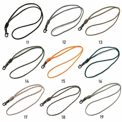 46CM 1 PC Paracord Keychain Lanyard Metal Triangle Buckle Outdoor Cord Carabiner